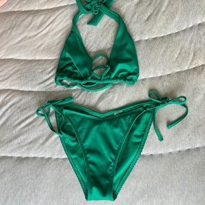Hollister Bikini Set in Green